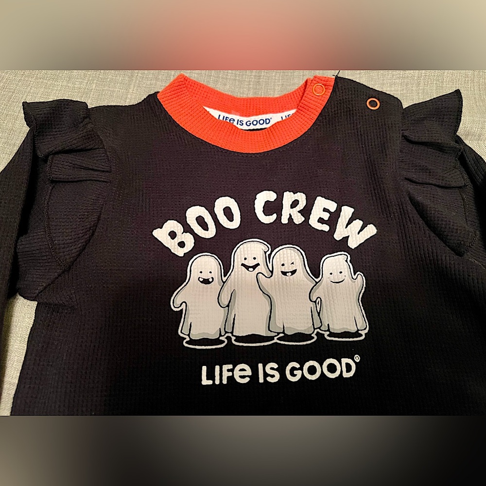 NWT Life is Good Boo Crew Halloween Fall 3 Piece Outfit Toddler Girl’s SZ 4T - Picture 12 of 15